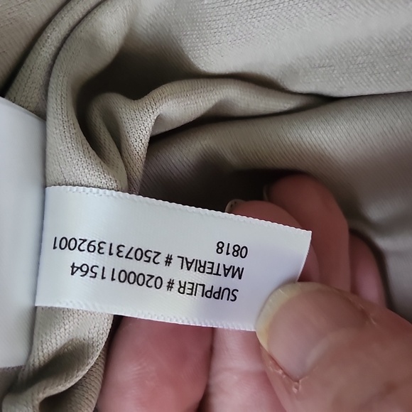 Lauren by Ralph Lauren straight dress size 4 metallic champagne color lined - Picture 10 of 13